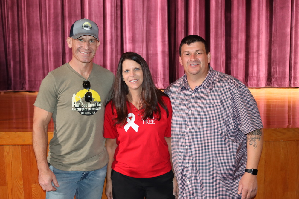 YCS welcomed two guest speakers from CASA Trinity and Adventures in Recovery. 