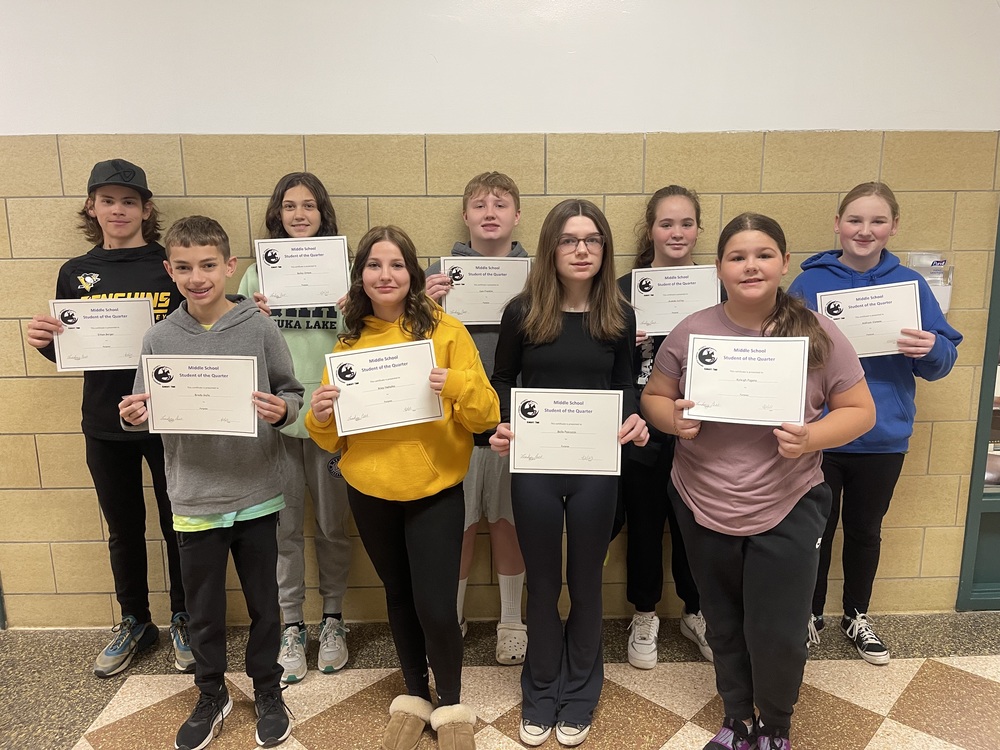 Middle School Character Awards